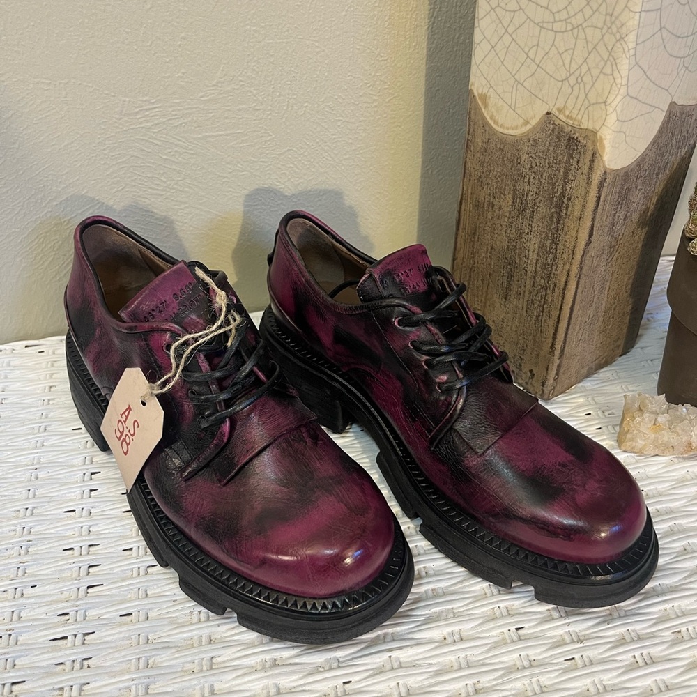 A.S.98 Layton Chunky Leather Oxfords